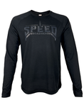 Load image into Gallery viewer, Speed Black Long Sleeve Wicking Shirt
