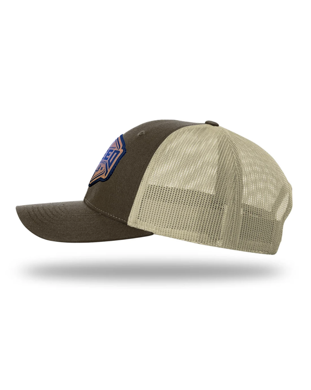 Speed Brown Leather Patch Low Pro Hat