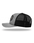 Load image into Gallery viewer, Speed Grey Leather Patch Mid Pro Hat

